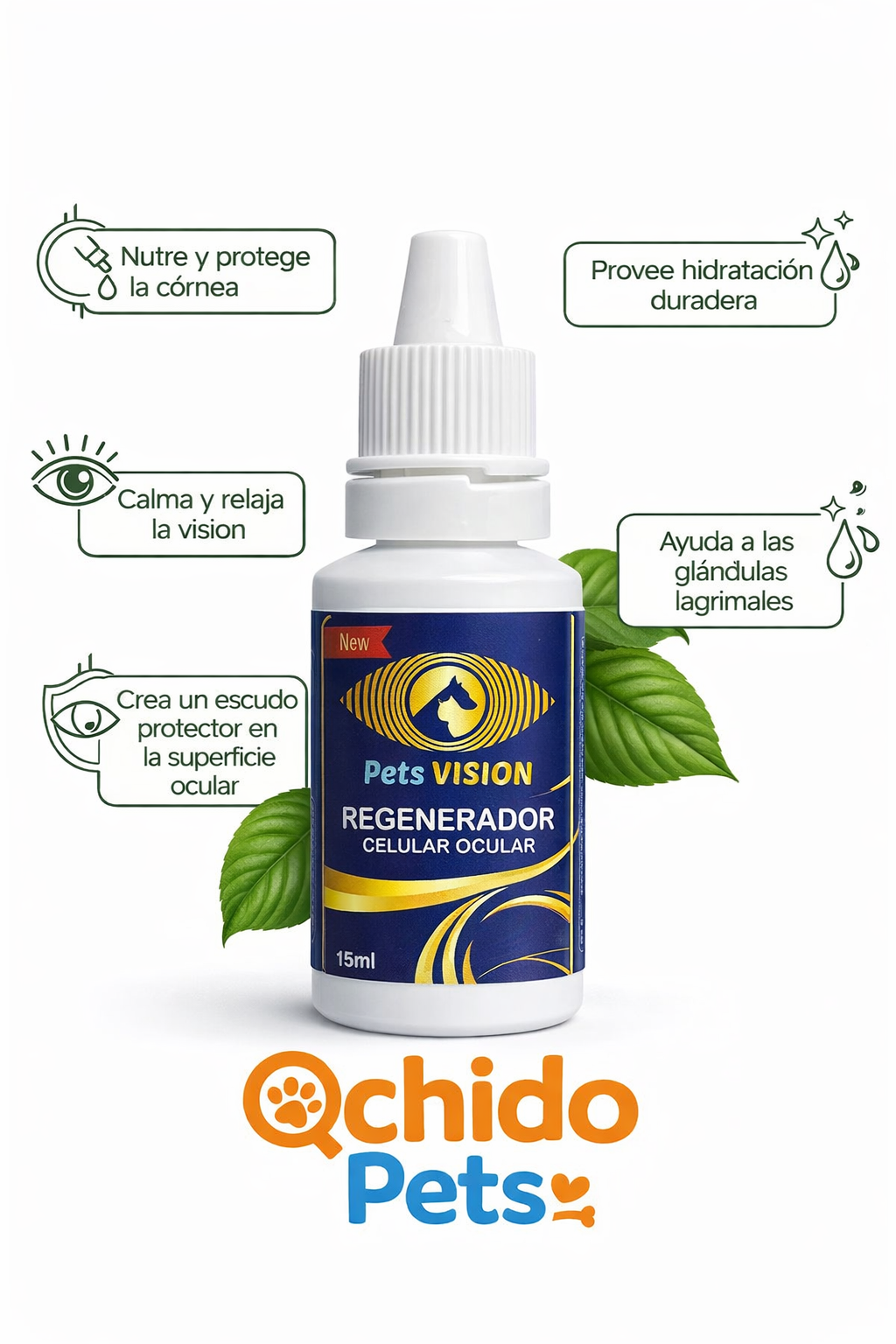 Pets Visión™ - Gotas Oculares para Mascotas